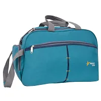 perfect star Duffle Bag for Travel Whith Wheel Shoulder Duffle Size 65 Litre Extra Large Men and Women Polyester with Tommy Hilfiger (TealNavy)-thumb1
