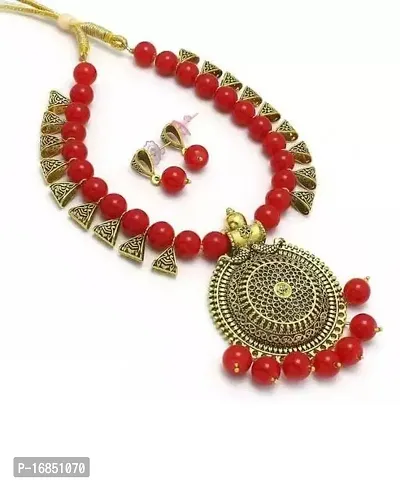 Stylish Multicoloured Alloy Jewellery Set For Women-thumb0