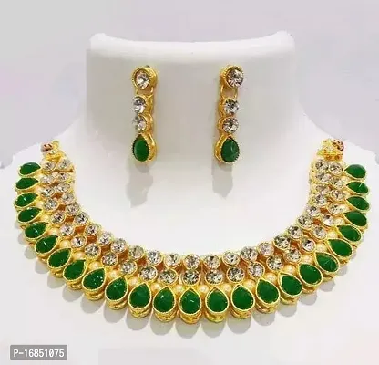 Stylish Multicoloured Alloy Jewellery Set For Women-thumb0