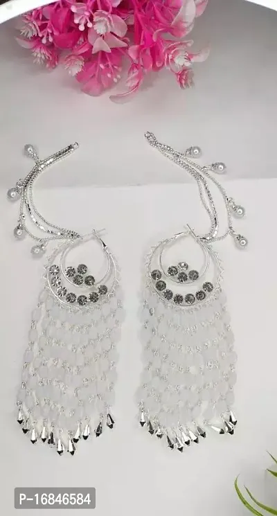 Elegant Alloy Jhumkas Earrings For Women-thumb0