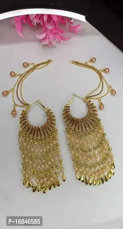 Elegant Alloy Jhumkas Earrings For Women