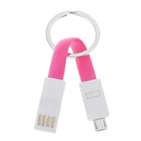 Bageshwar Balaji Portable Micro USB Charger Cable Charging Universal for Android Phone Red-thumb2