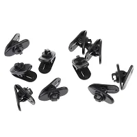 Bageshwar Balaji 10 Pieces Earphone Headset Collar Durable Cuff Clip Holder Hook Loop Black-thumb3