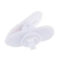 Bageshwar Balaji 10 Pieces Earphone Headset Collar Durable Cuff Clip Holder Hook Loop White-thumb3