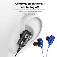 Bageshwar Balaji Single Speaker 1.2M Wired 3.5MM Earphone Earbuds HiFi Stereo Headset Blue-thumb4