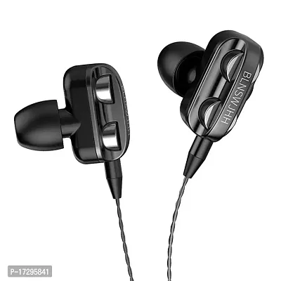 Bageshwar Balaji Single Speaker 1.2M Wired 3.5MM Earphone Earbuds HiFi Stereo Headset Black