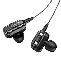 Bageshwar Balaji Single Speaker 1.2M Wired 3.5MM Earphone Earbuds HiFi Stereo Headset Black-thumb1