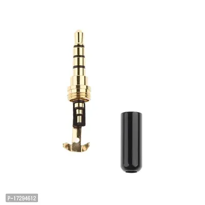 Bageshwar Balaji Gold-Plated 3.5mm Socket Converter Male Heads for Earphone Headset Black-thumb4