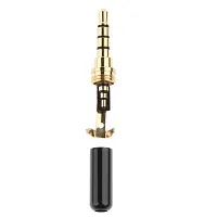 Bageshwar Balaji Gold-Plated 3.5mm Socket Converter Male Heads for Earphone Headset Black-thumb4