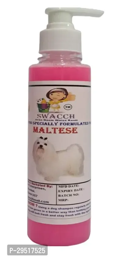 Swacch Premium Shampoo For Maltese 200 ml Rose-thumb0