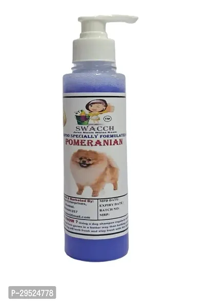 Swacch Premium Shampoo For Pomeranian 200 ml Lavender-thumb0