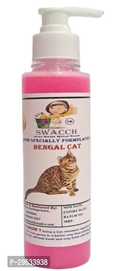 Swacch Premium Shampoo For Bengal Cat 200 ml Rose