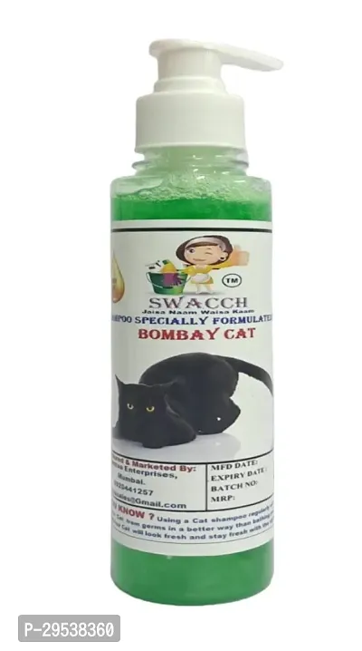 Swacch Premium Shampoo For Bombay Cat 200 ml Neem Alovera-thumb0