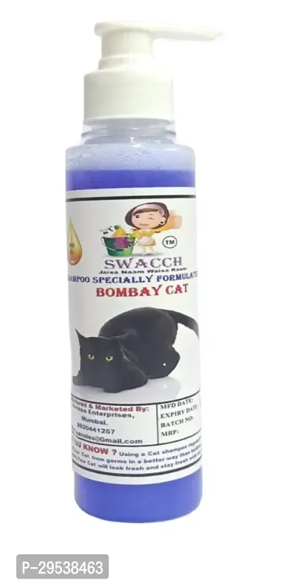 Swacch Premium Shampoo For Bombay Cat 200 ml Lavender-thumb0