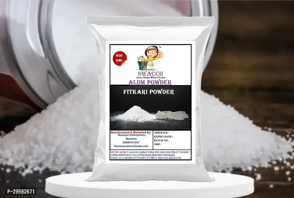 Swacch Alum Powder (Fitkari Powder) 500 GM-thumb2