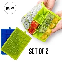 Durable BPA Free Square Shape Ice Cube Tray Pack Of 2-thumb1