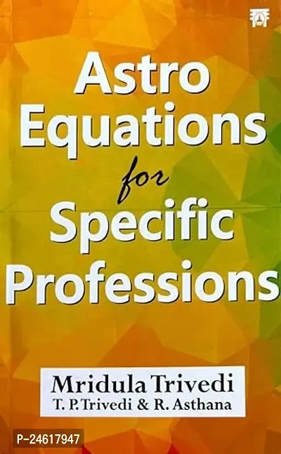 Astro Equations For Specific Professions Paperback