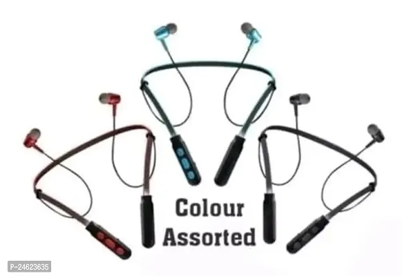 Stylish In-Ear Bluetooth Wireless Neckbands- Assorted Color-thumb0