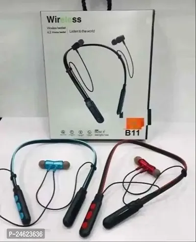 Stylish In-Ear Bluetooth Wireless Neckbands- Assorted  Color-thumb0