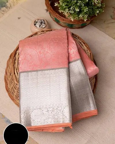 Elegant Banarasi Silk Blend Woven Design Sarees