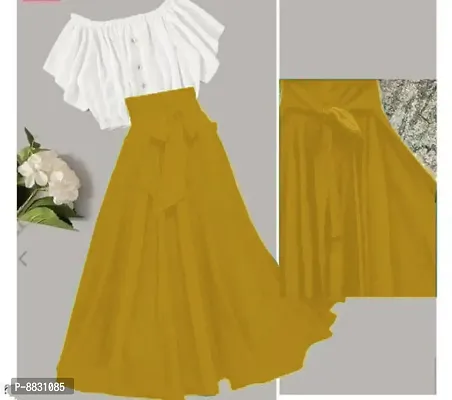 Fancy Top Skirt Yellow-thumb0