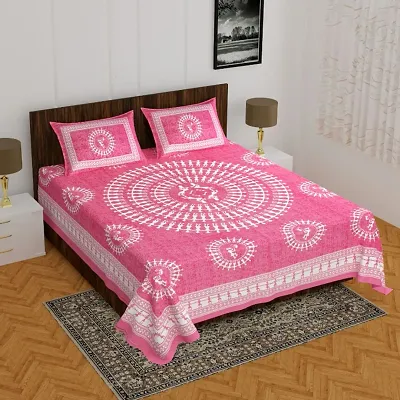 Cotton Printed Double Bedsheets