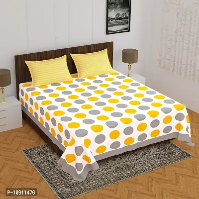 Fancy Cotton Printed Bedsheet with 2 Pillow Covers