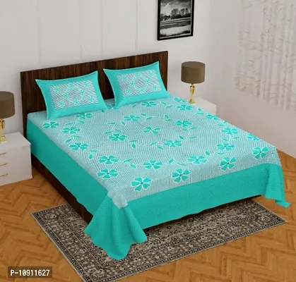 Fancy Cotton Printed Bedsheet with 2 Pillow Covers