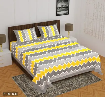 Fancy Cotton Printed Bedsheet with 2 Pillow Covers