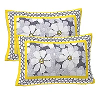 Classic Cotton Printed Bedsheet with Pillow Covers-thumb1