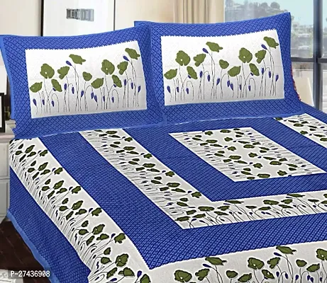 Jaipuri Cotton Bedsheet With 2 Pillow Cover