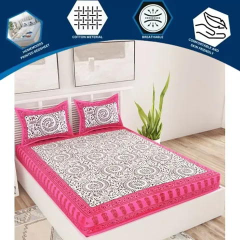 Cotton Printed Double Bedsheets (94*83 Inch) Vol 4