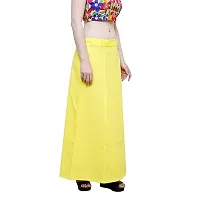 Reliable yellow Cotton Solid Stitched Petticoat For Women-thumb2