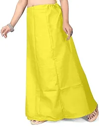 Reliable yellow Cotton Solid Stitched Petticoat For Women-thumb2