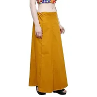 Reliable yellow Cotton Solid Stitched Petticoat For Women-thumb2