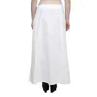 Reliable White Cotton Solid Stitched Petticoat For Women-thumb1