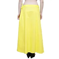 Reliable yellow Cotton Solid Stitched Petticoat For Women-thumb1