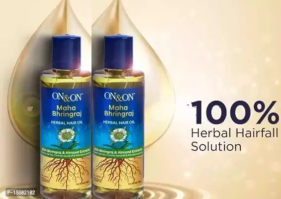 On  On Mahabhringraj Herbal Hair Oil, 200 Ml pack of 2-thumb0