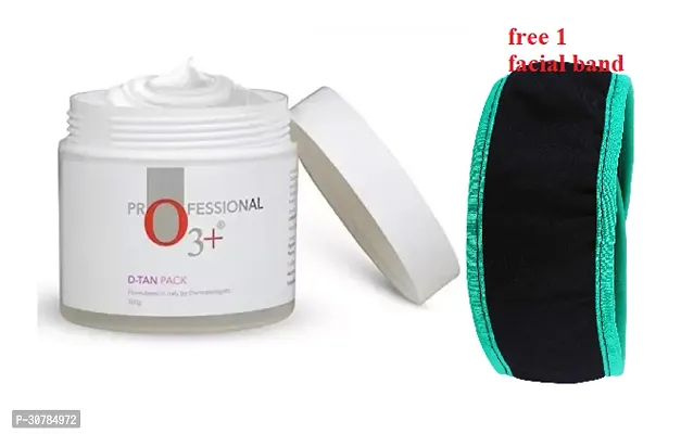 PROFESSIONAL O3 DETAN CREAM PACK 300G + MULTICOLOUR FACIAL BAND-thumb0