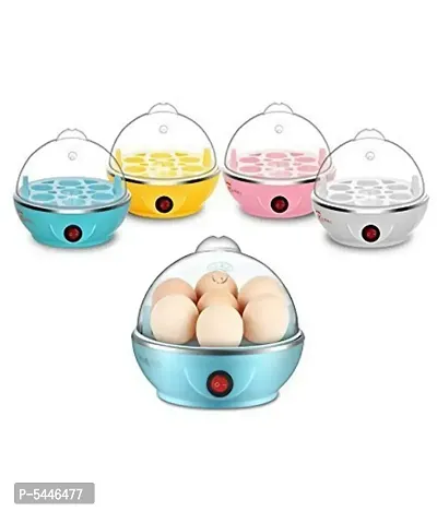 Egg Boiler Electric Automatic Off 7 Egg Poacher for Steaming, Cooking Also Boiling and Frying-thumb0