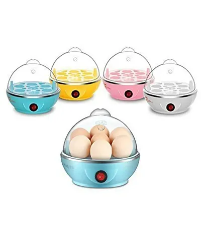 Egg Boiler Electric Automatic Off 7 Egg Poacher for Steaming, Cooking Also Boiling and Frying