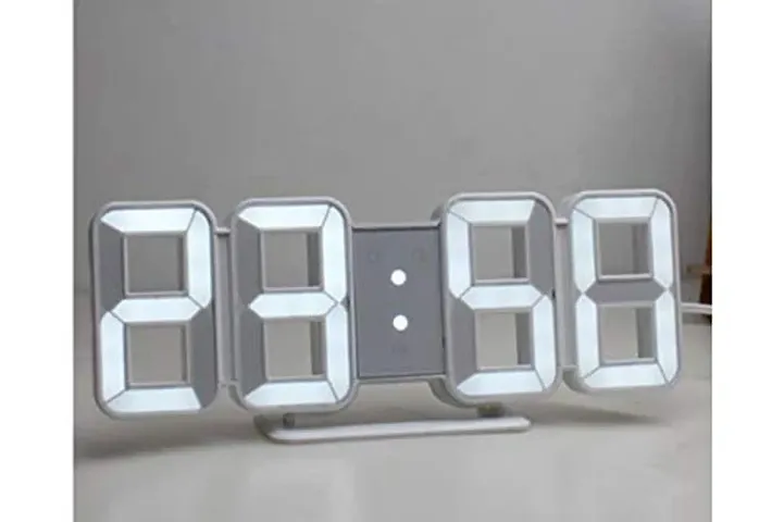 Acrylic Digital LED Number Clock Table/Wall Hanging Alarm Clock