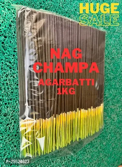 Premium Nag Champa Incense Sticks With Bamboo Stick Material 1Kg-thumb0