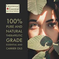 Greenwood Essential Pure Apricot Kernel Oil (Prunus armeniaca) 100% Natural Therapeutic Grade for Hair and Skin-thumb2