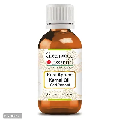 Greenwood Essential Pure Apricot Kernel Oil (Prunus armeniaca) 100% Natural Therapeutic Grade for Hair and Skin-thumb0