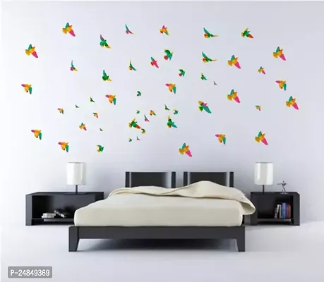 Designer Waterproof Vinyl Self Adhesive Wall Stickers-thumb0