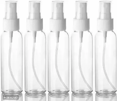 100ml Plastic Empty Spray Bottle with Mist Spray with Dust Cap Pack of 5-thumb0