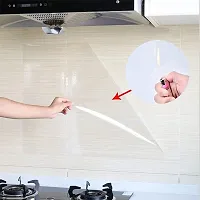 SUNBIRD? 50cm X 200cm Clear Transparent Kitchen Backsplash Protective Contact Paper Removable Clear Wall Protector Oil Proof Waterproof Sticker Easy to Clean-thumb1