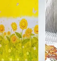 SUNBIRD Windows Glass Film Glass  Doors, Self Static Cling Frosting Decorative Window Stickers Window Tinting for Home Bathroom (17 X 60 Inch, Sunflower)-thumb3