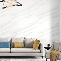 SUNBIRD Glossy White Marble Contact Paper Peel and Stick Wallpaper Vinyl Film Self Adhesive Removable Waterproof Wall Paper for Countertop Cabinet Kitchen-thumb3